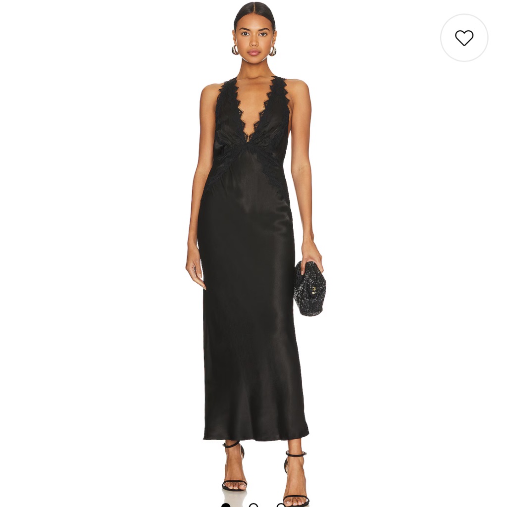 Nwt-Lace Cross Back Midi Dress